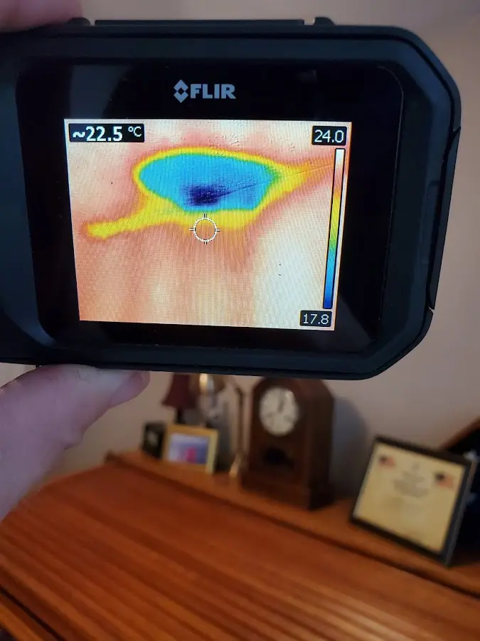Thermal imaging inspection for water damage in Northfield